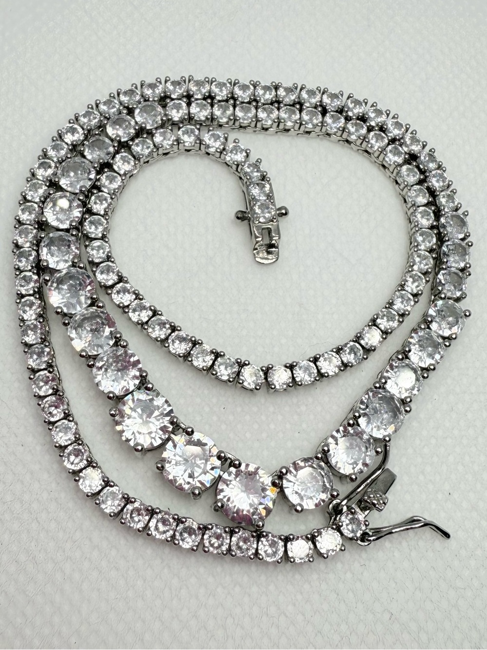 Classic Moissanite Tennis Necklace!